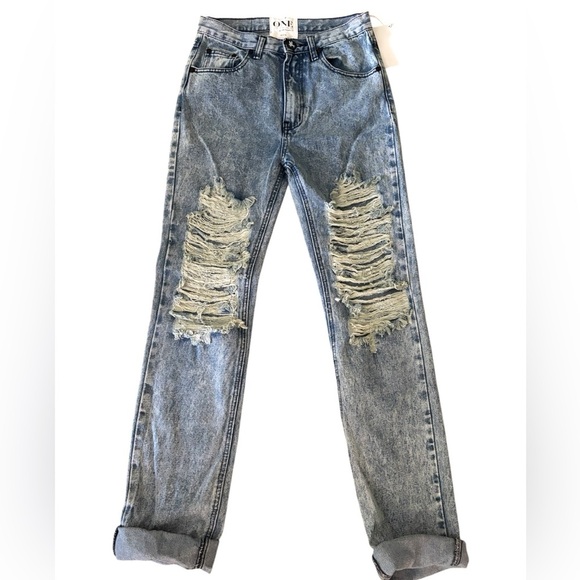 One Teaspoon Super Baggies Jeans NWT - Picture 1 of 3